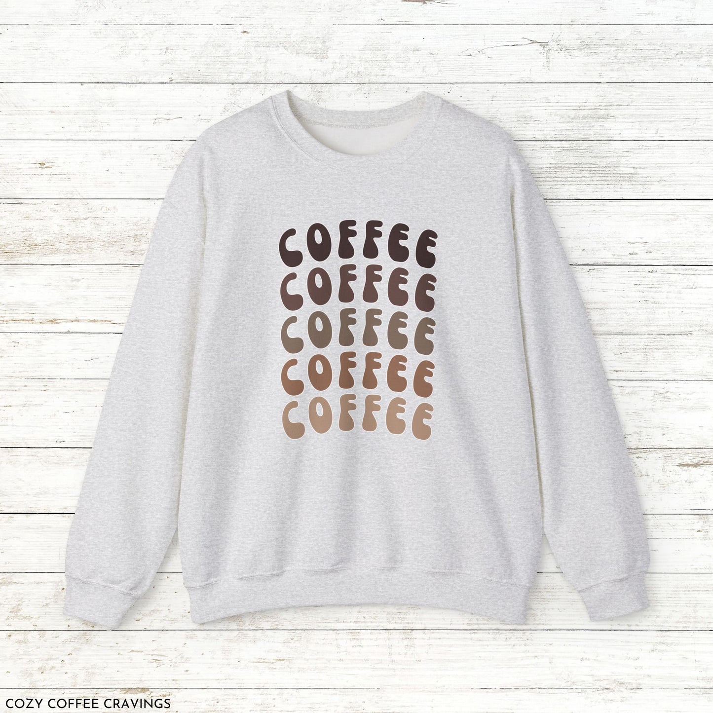 Retro Coffee Crewneck Sweatshirt