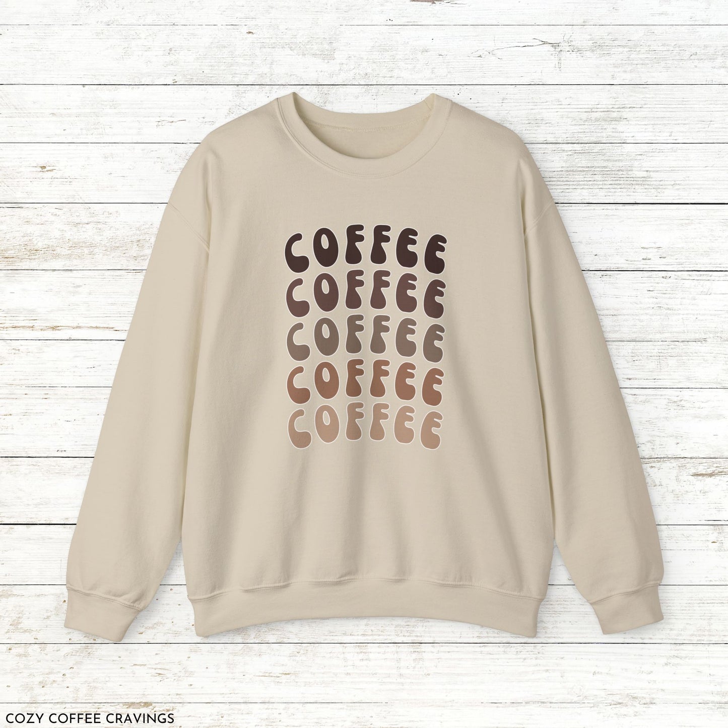 Retro Coffee Crewneck Sweatshirt