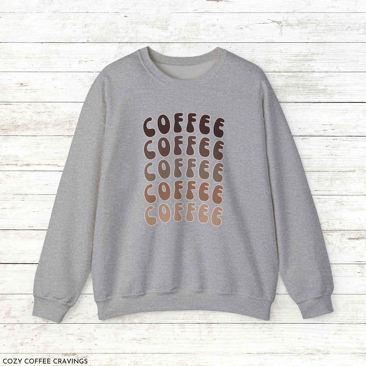 Retro Coffee Crewneck Sweatshirt