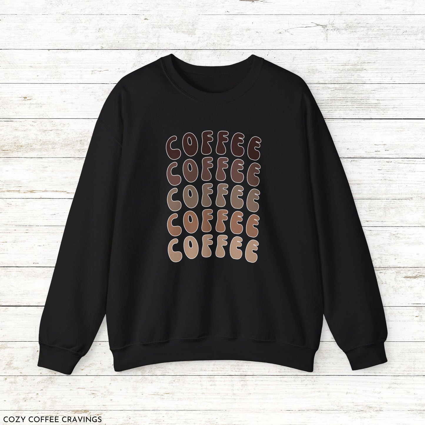 Retro Coffee Crewneck Sweatshirt