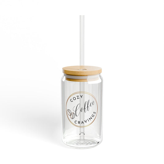 Cozy Coffee Cravings Sipper Glass, 16oz