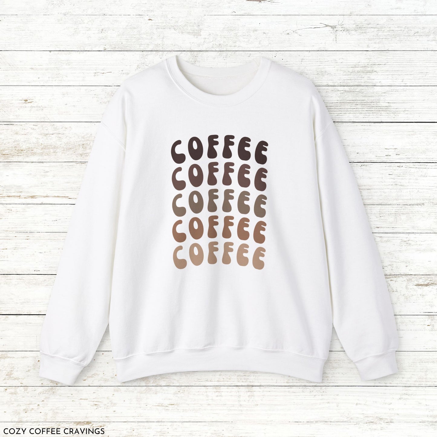 Retro Coffee Crewneck Sweatshirt