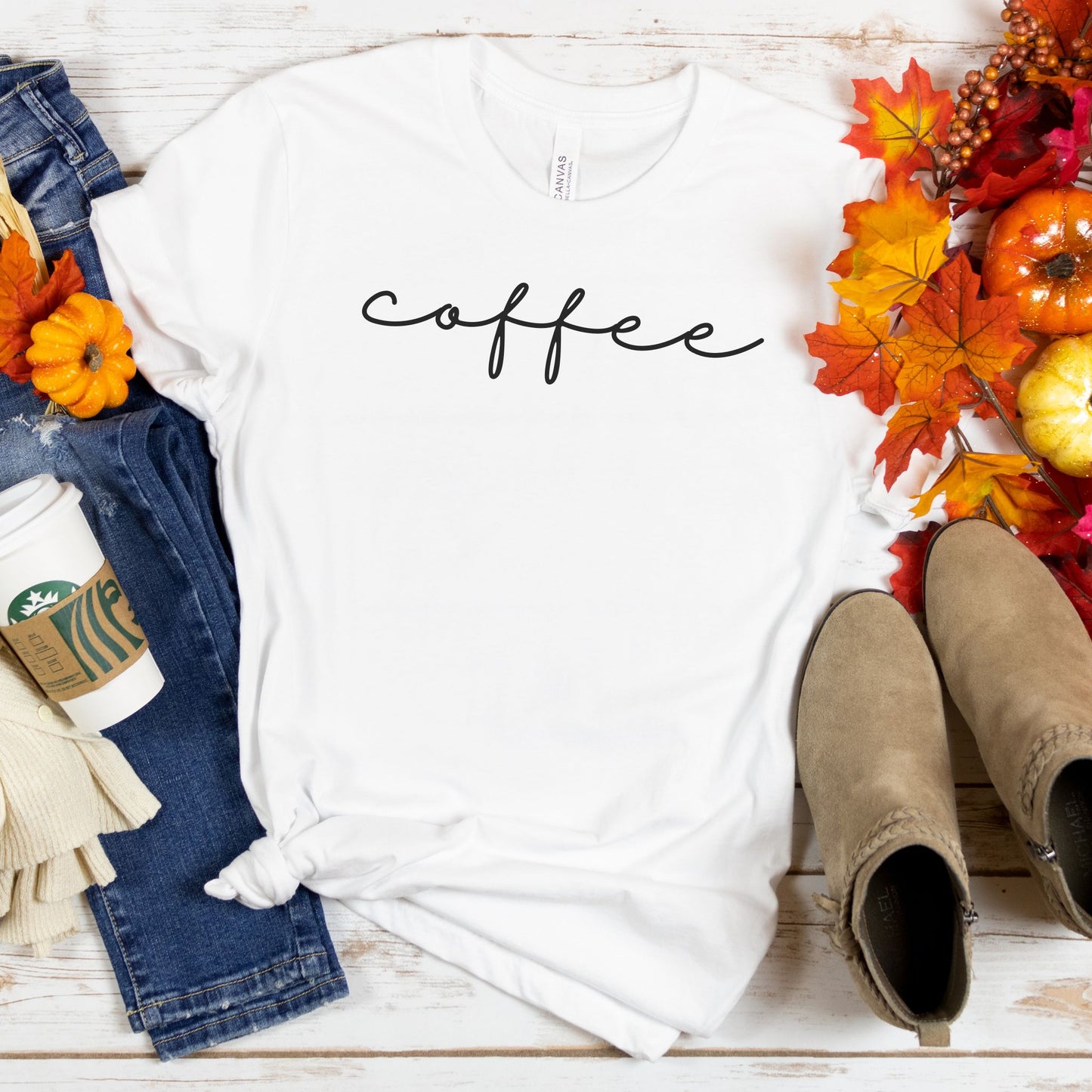 Cute Coffee Short Sleeve Tee